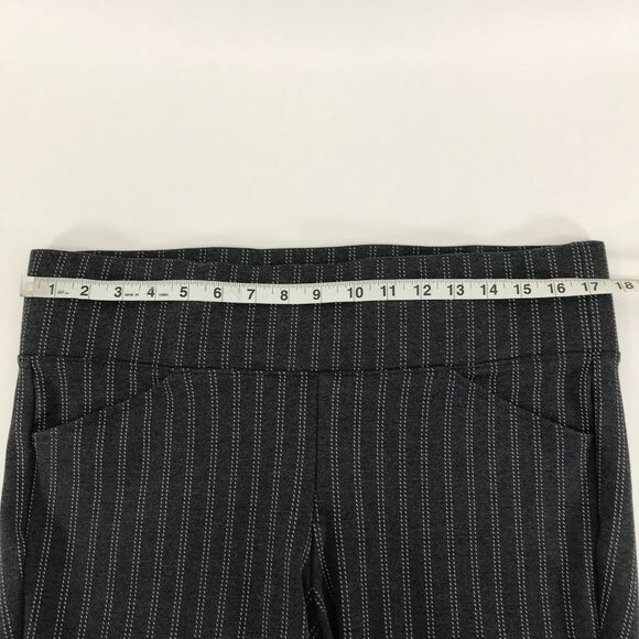 Torrid Studio Pixie Luxe Ponte Skinny Pant Women's Plus Size 1/1X Gray Stripe - Picture 5 of 12